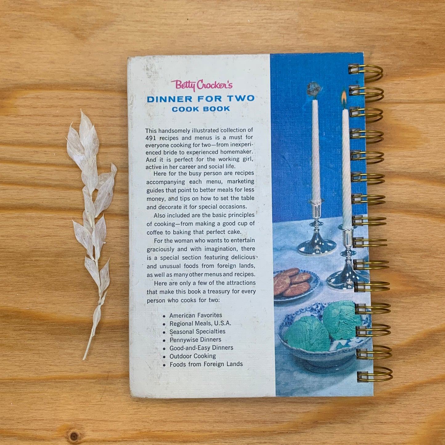 Betty Crocker's Dinner for Two Cook Book