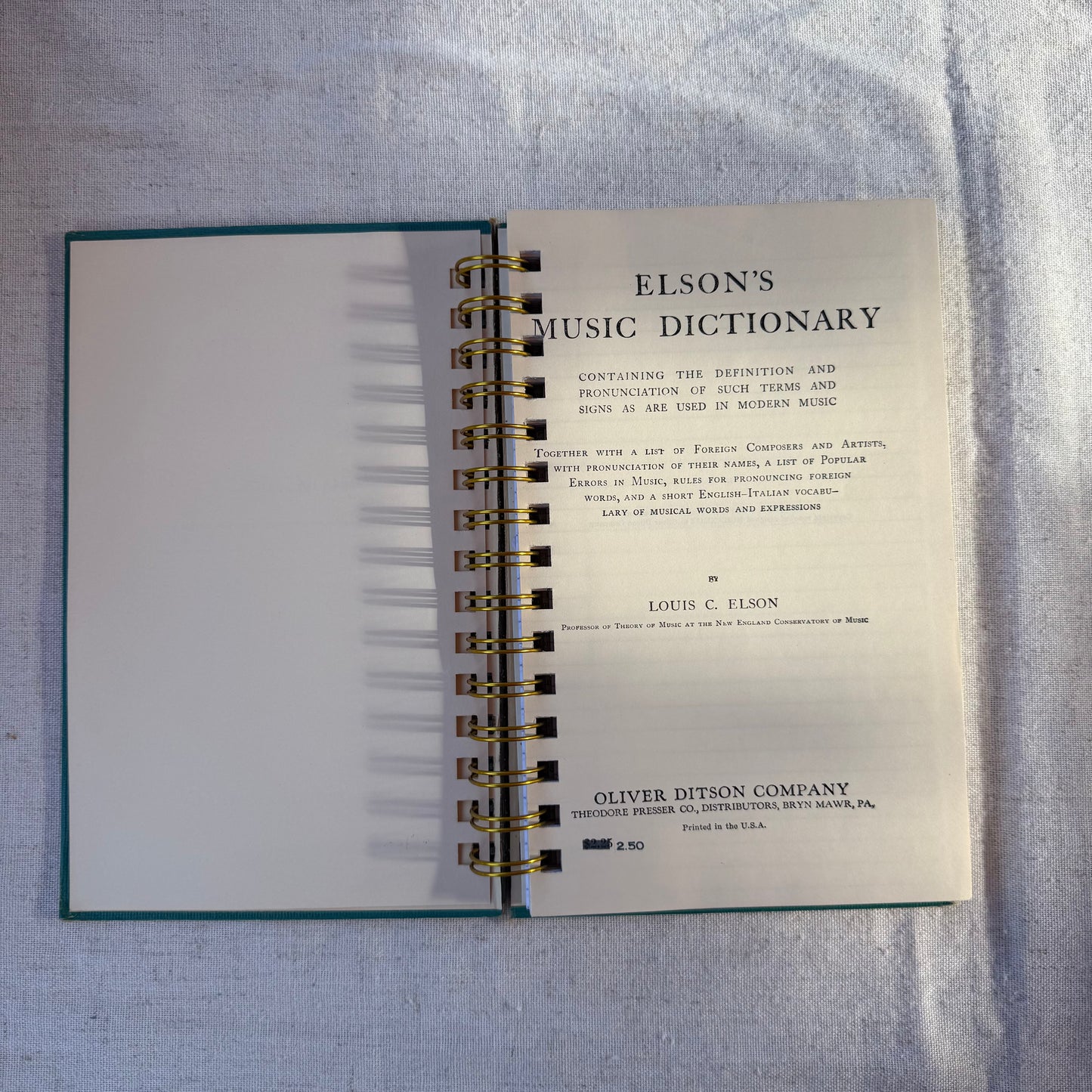 Elson's Music Dictionary